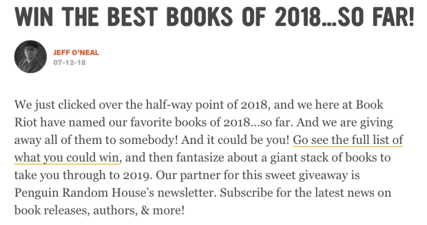 win the best books of 2018 so far